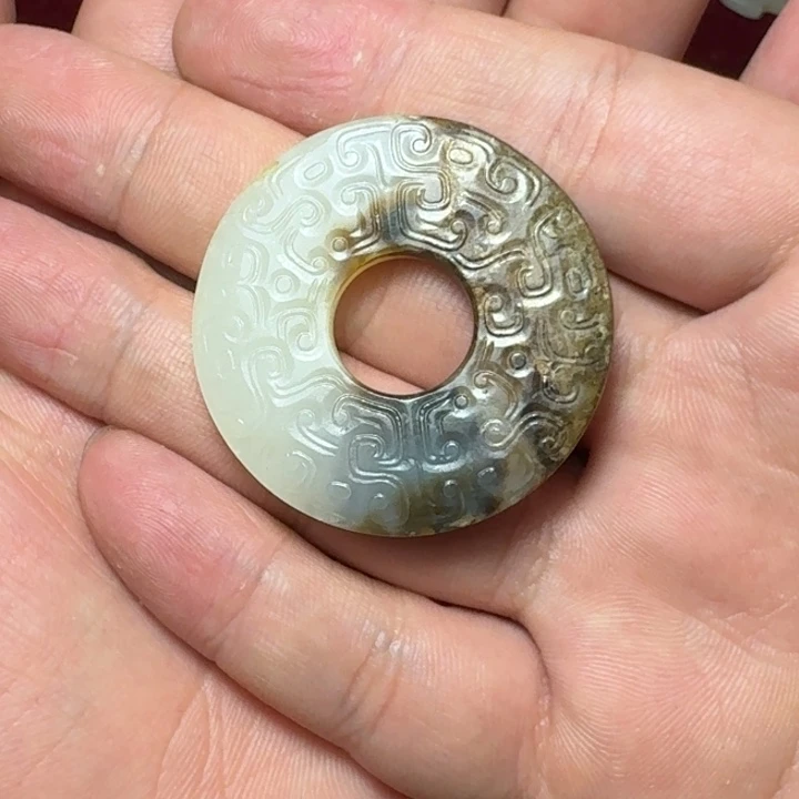 宋***钧和田玉未镶嵌挂件
