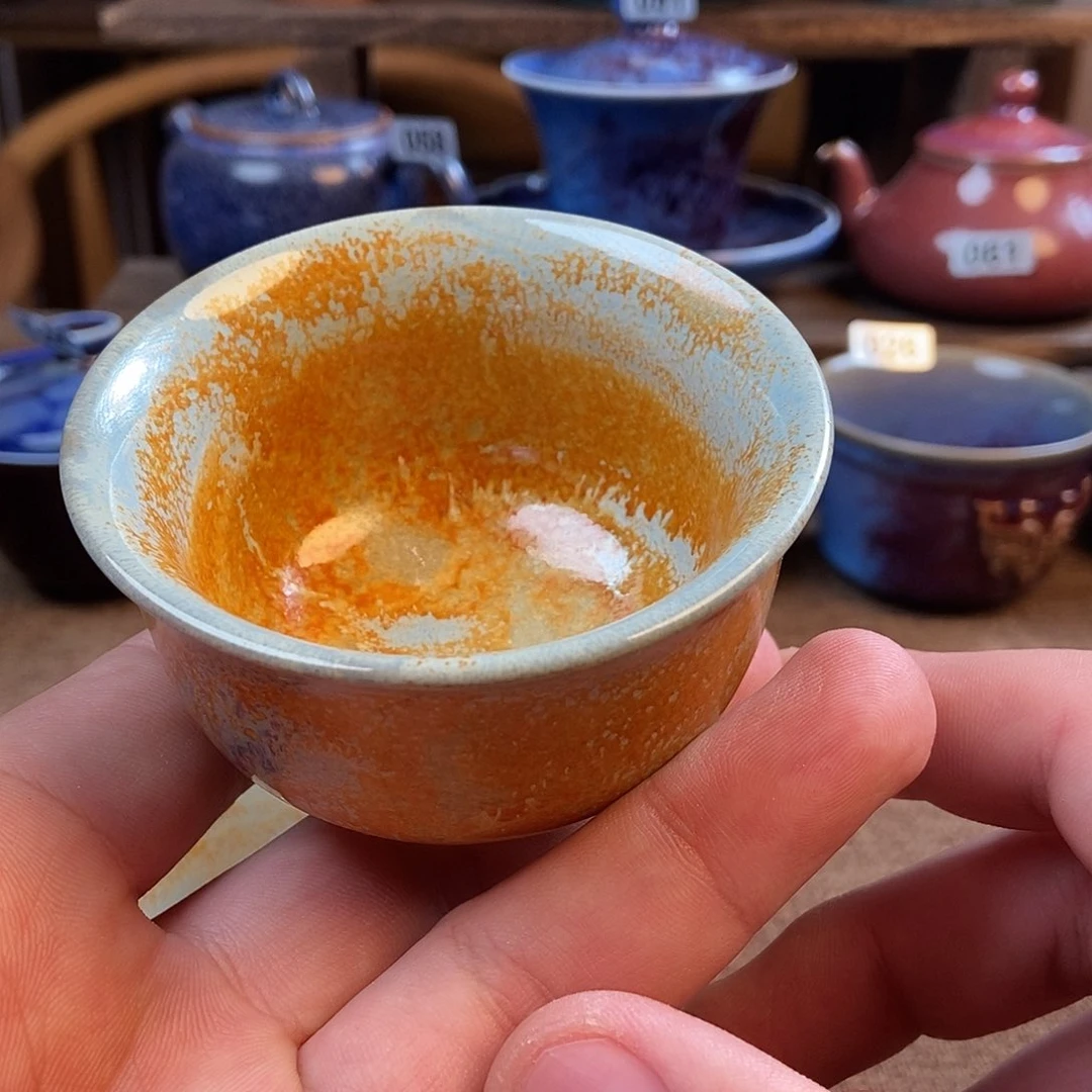 瓷片钧瓷摆件摆件摆件摆件