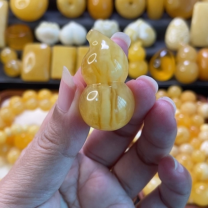 蜜蜡未镶嵌颈饰天然蜜蜡