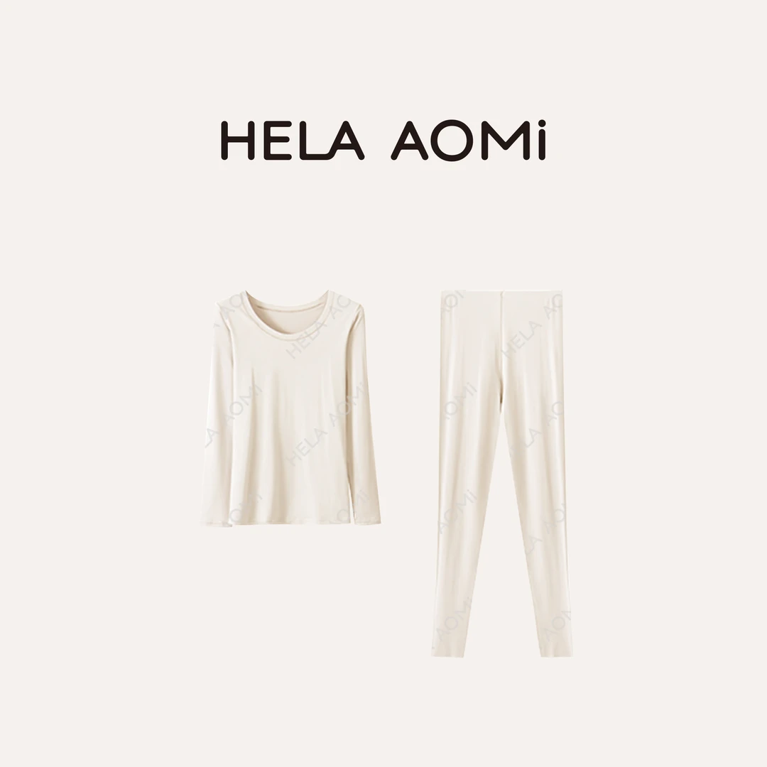HELA AOMI “10A级保暖套”弹力包容性长款打底套装CY5DC99464