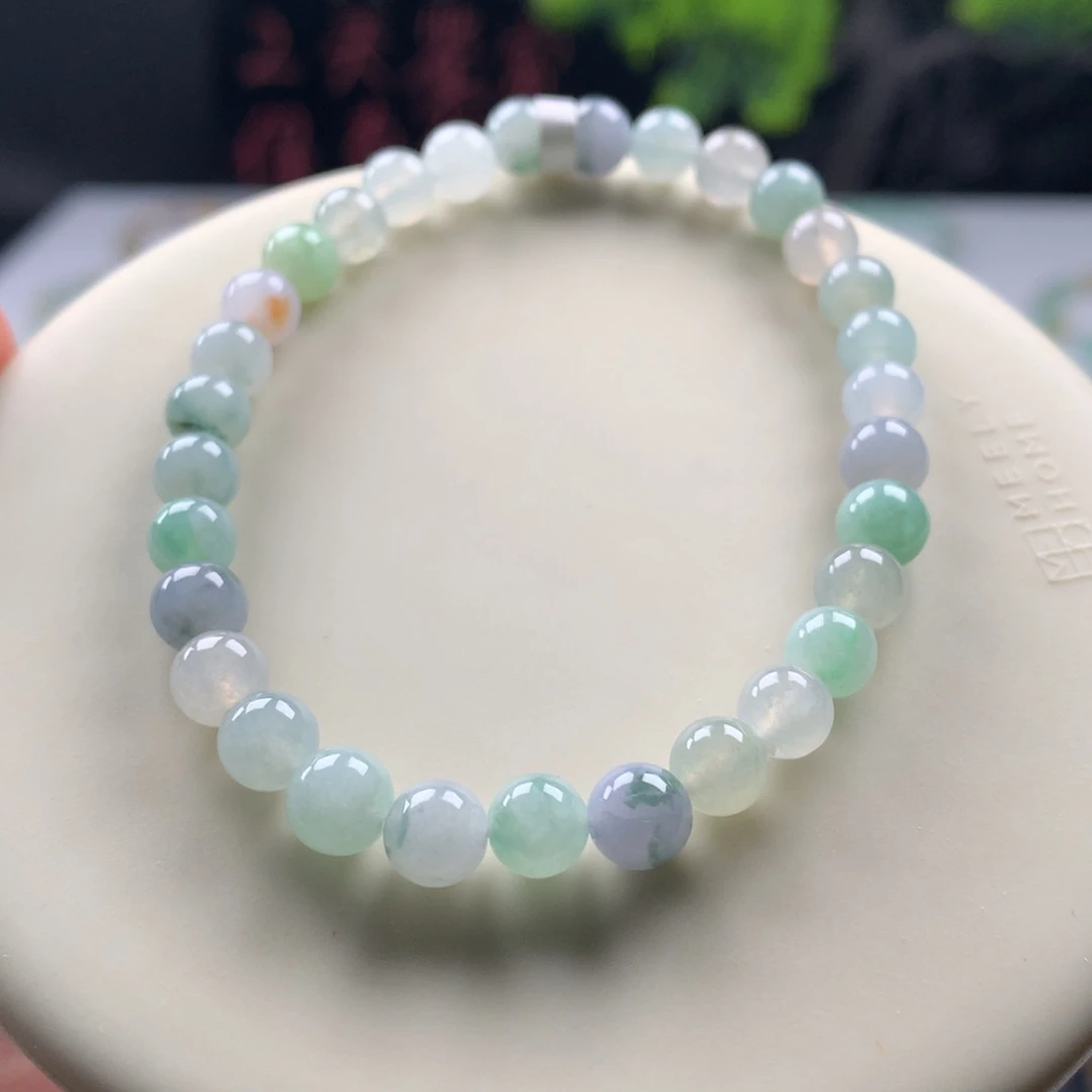 翡翠未镶嵌手链卡6