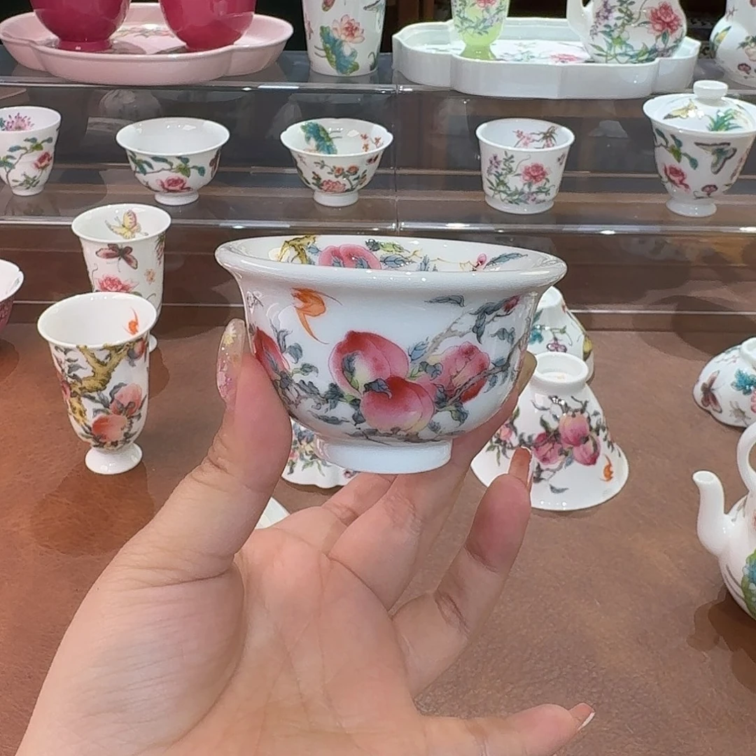 珐琅彩主人杯茶具套装