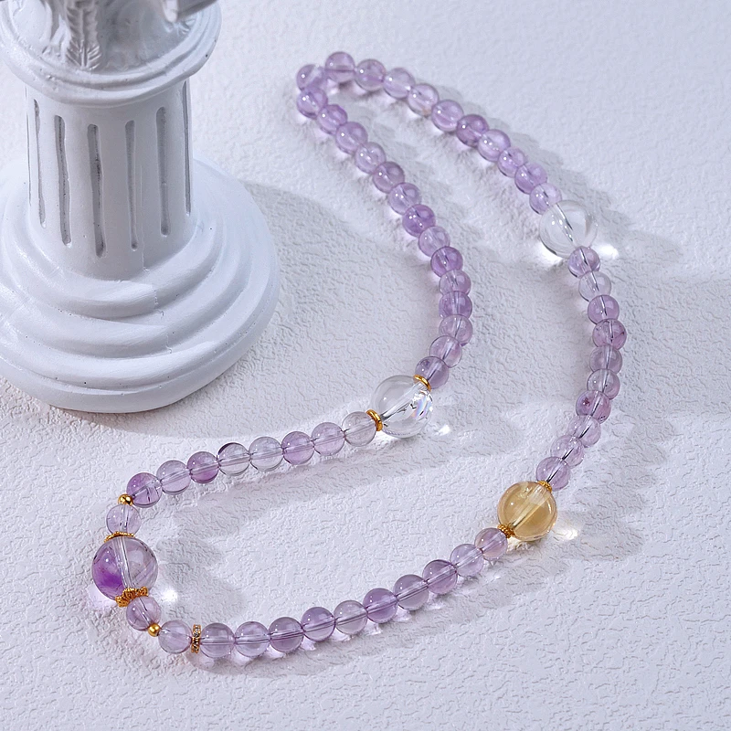 【九紫定富】水晶手串925（天然珠宝多样性发其一）