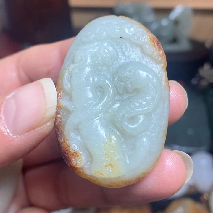 和田玉颈饰未镶嵌