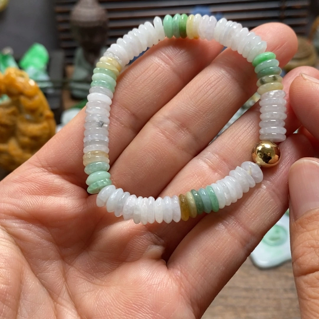 翡翠未镶嵌颈饰复古国风