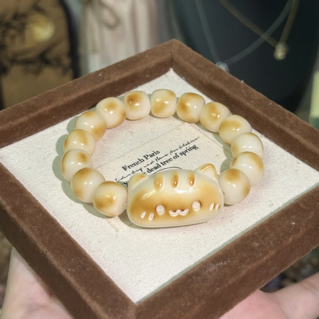 象牙果 烤面包小猫 手盘 治愈