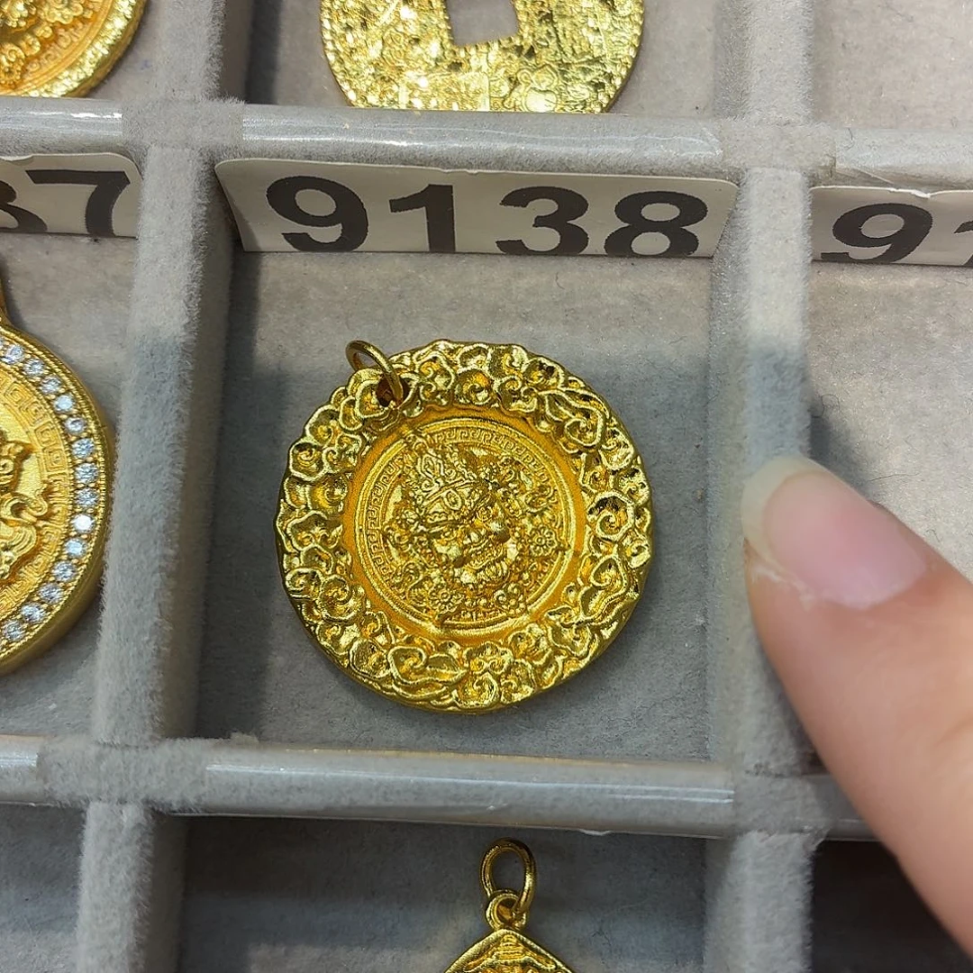 铜合金9138强保色发 1 个壹笔壹吊坠