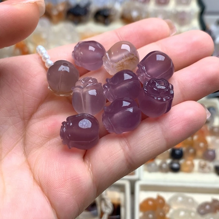 玛瑙/玉髓未镶嵌玛瑙花苞/只