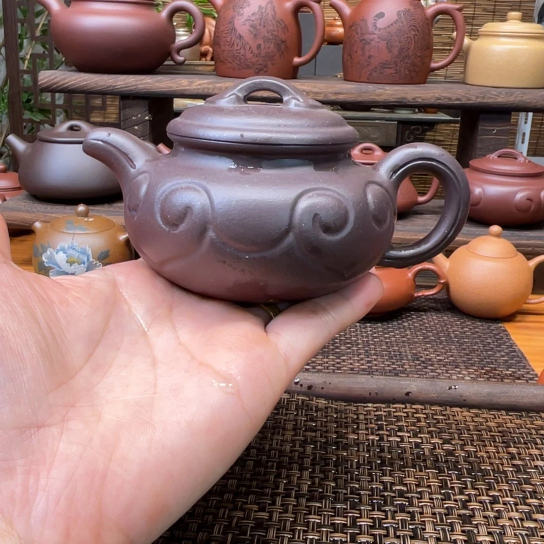 茶壶紫砂宜兴原矿紫砂手工制155