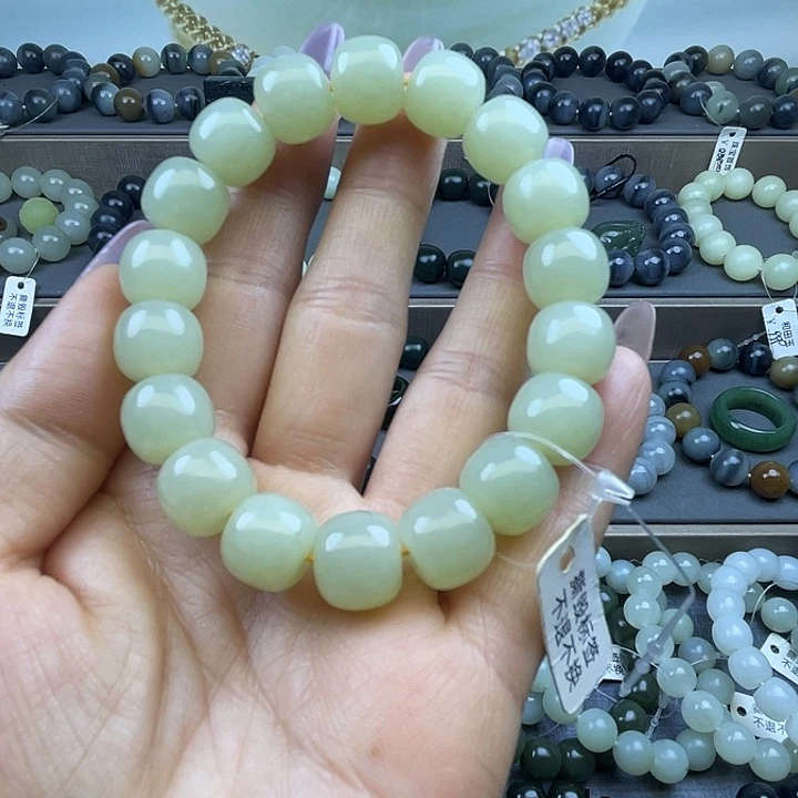 和田玉未镶嵌手链