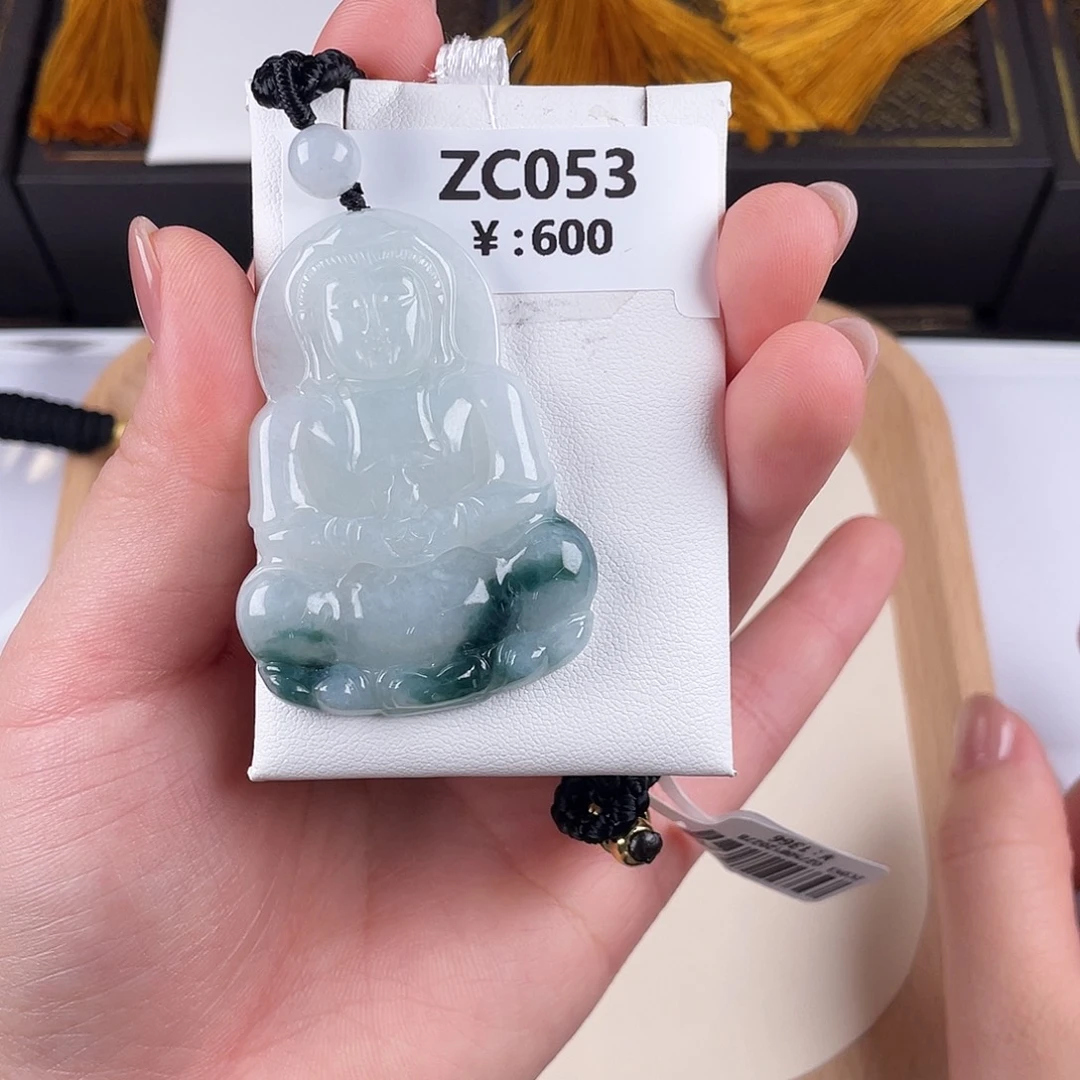 翡翠未镶嵌颈饰zc053
