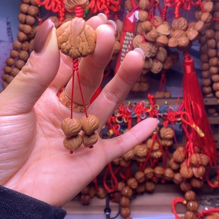 吊坠桃核龙纹桃枭