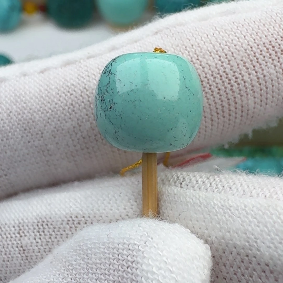 绿松石珠宝奇石未镶嵌勉*仁