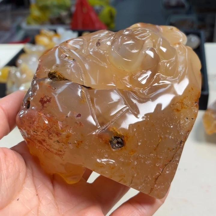 玛瑙/玉髓未镶嵌吊坠(不含链)