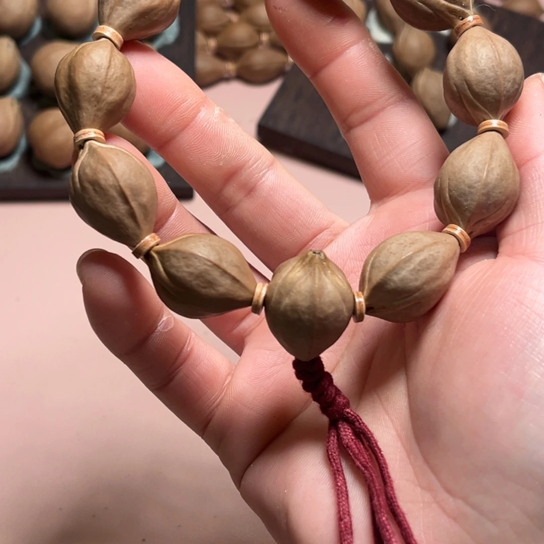 橄榄核手串/手链三通款1624梅林铁核三花