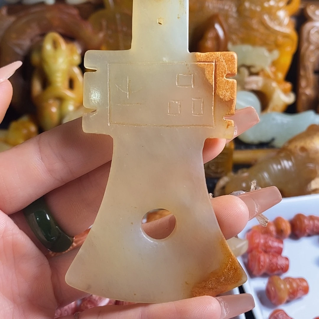 岫岩老玉（透闪石质玉）未镶嵌挂件