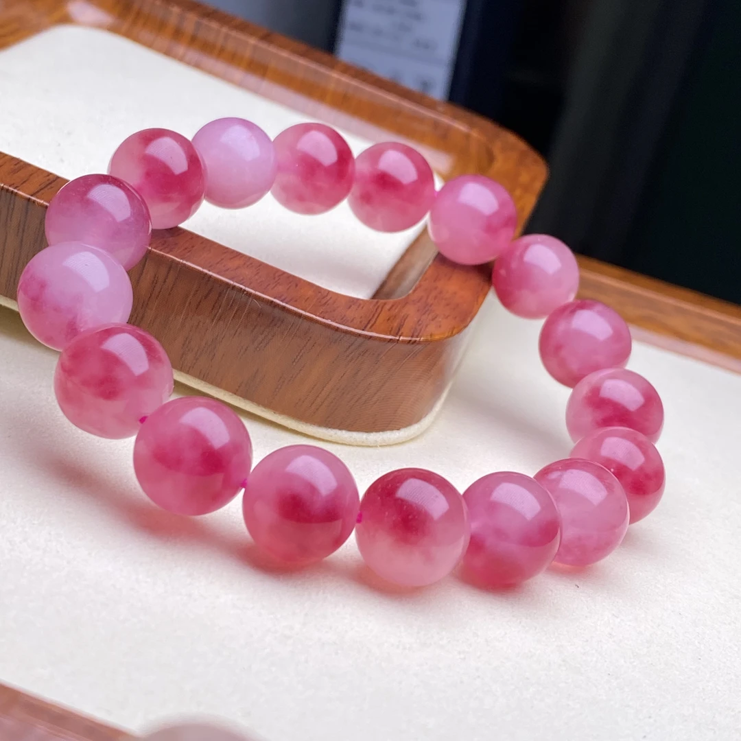 12mm樱花雨粉手链多样性发一件YHY-82号