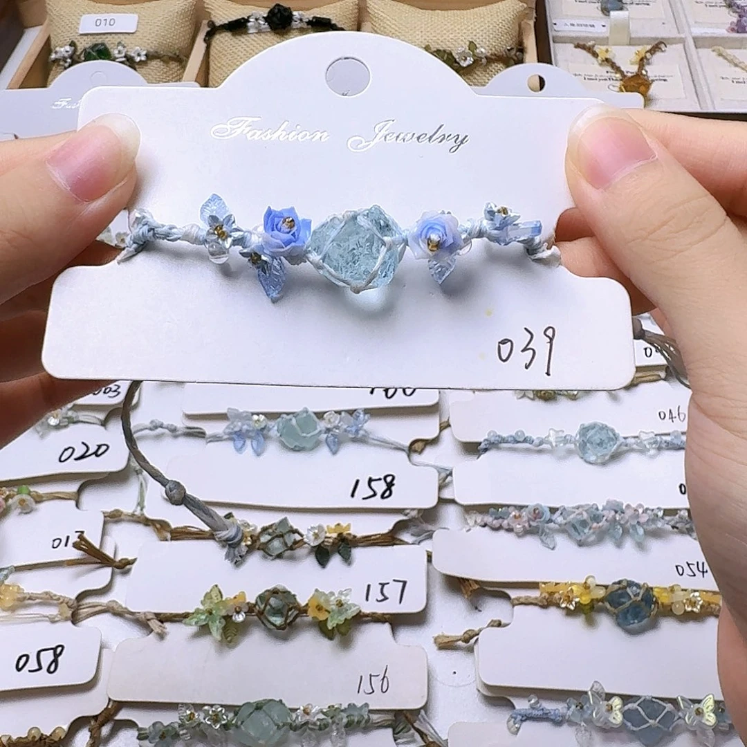 石英石纯铜锡合金纯铜039手链