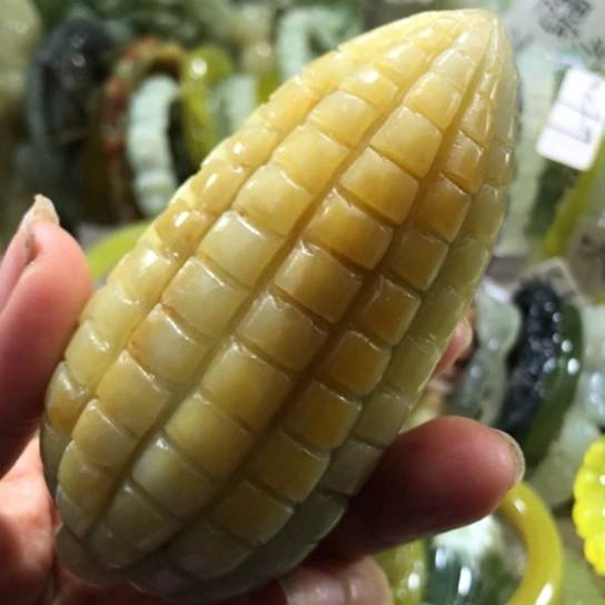 岫玉未镶嵌手把手把