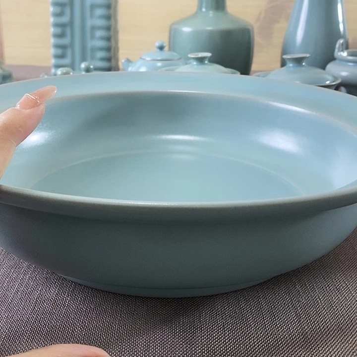 c***m瓷片大折沿盘一一一一一一一