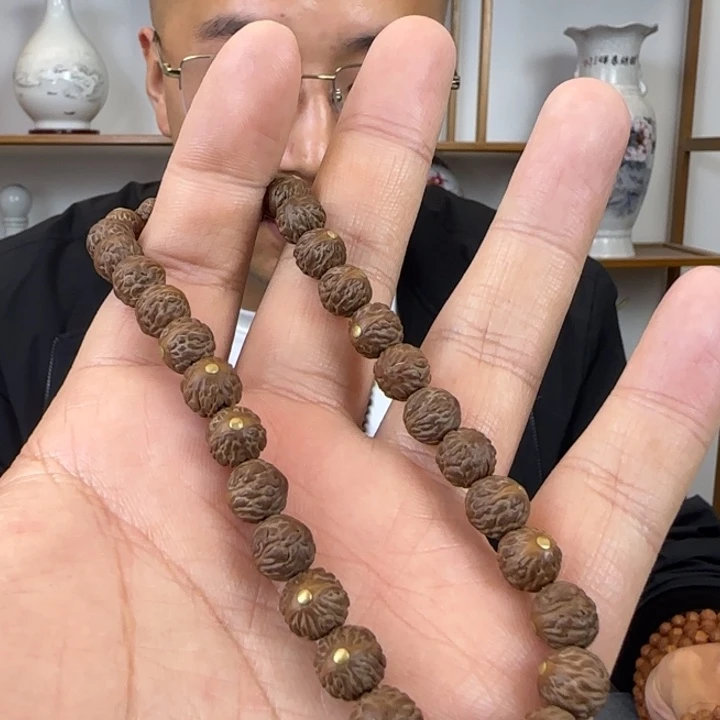 吊坠莲花菩提酸枣核单圈