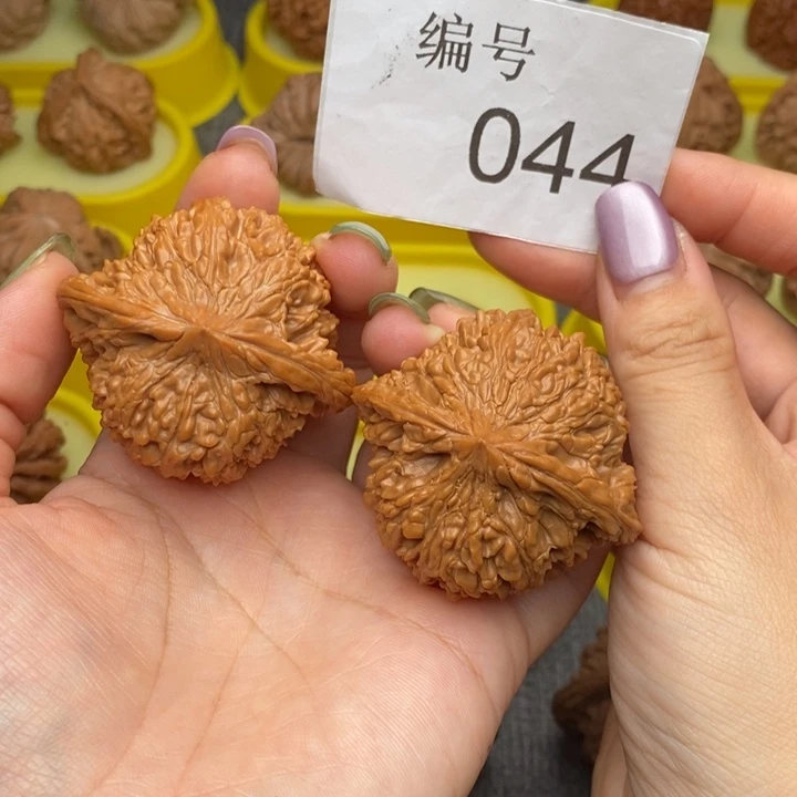 直***接把件文玩核桃044满天星48尺全品
