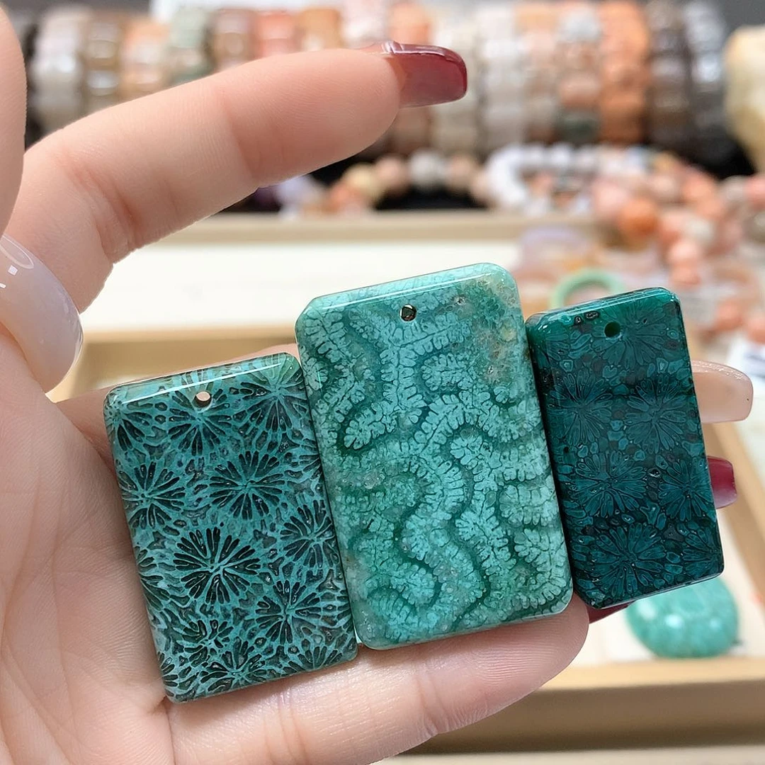 硅化珊瑚（珊瑚玉）手链未镶嵌小*藻192