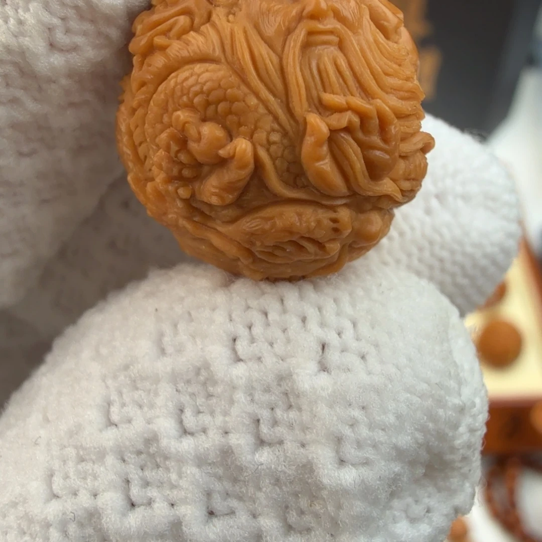 猴头核桃吊坠高工青龙关羽