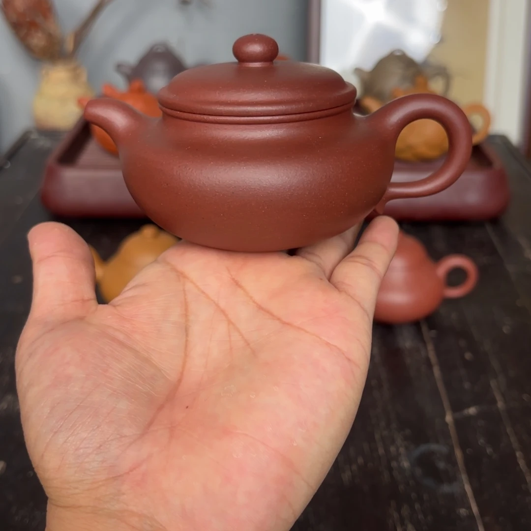 紫砂茶壶仿古190毫升中槽清