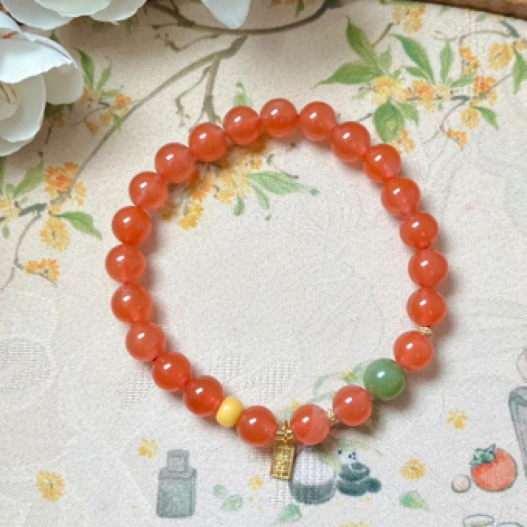 943南红卡6单圈手串（发一个）