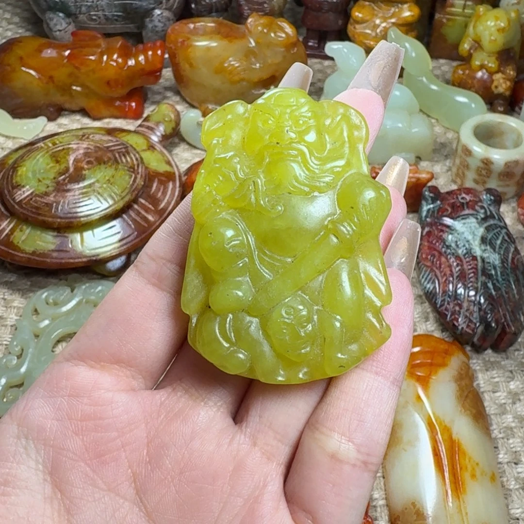 白玉菩提吊坠挂件