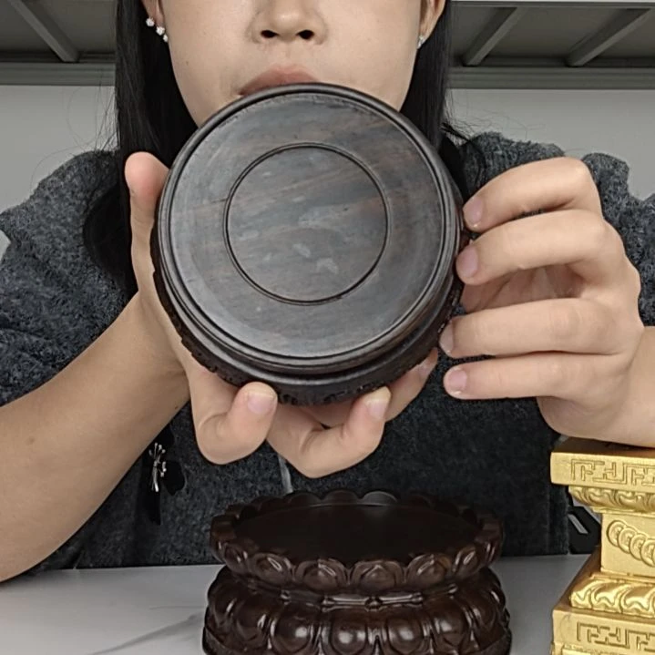 树脂制品实木底座，工厂发货