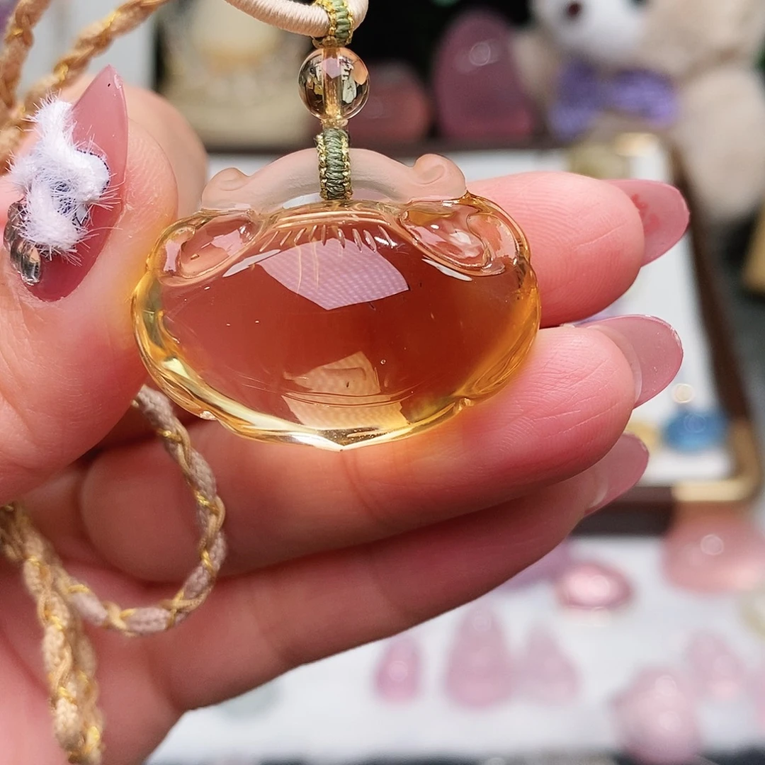 未镶嵌水晶吊坠(赠链)