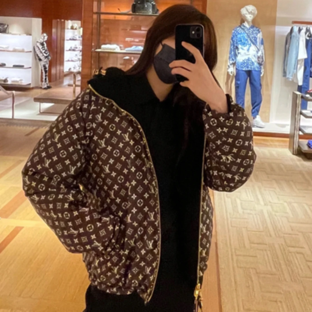 未使用 LouisVuitton/路易威登 双面穿连帽夹克外套/38码/38394