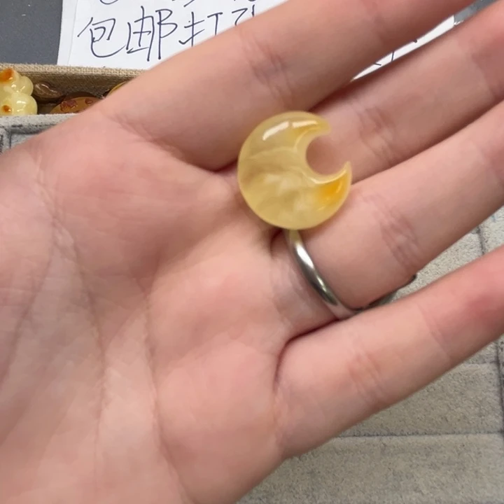 裸石琥珀未镶嵌?****a天然蜜蜡配件