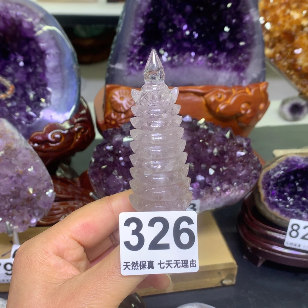 未镶嵌紫晶摆件水晶