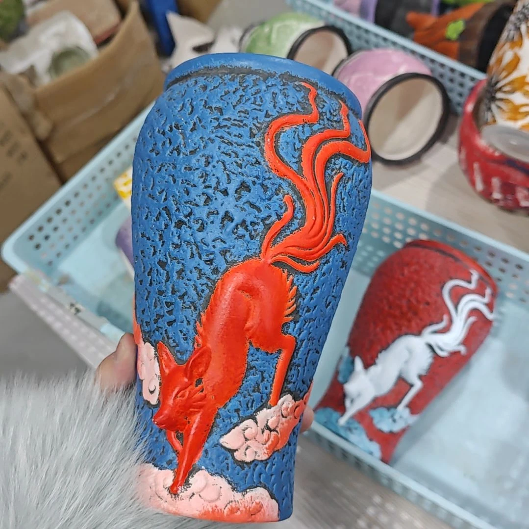 红陶吸水透气的白陶花盆凑满12发货