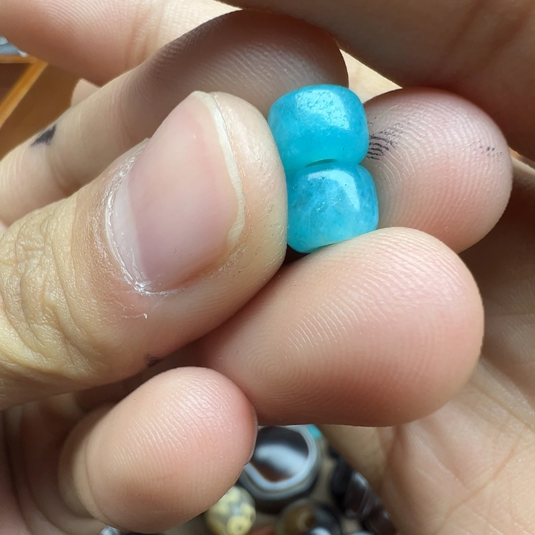 银S925镶嵌珠宝半成品天河石