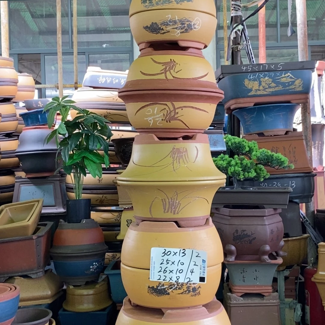 紫砂花盆紫砂紫砂