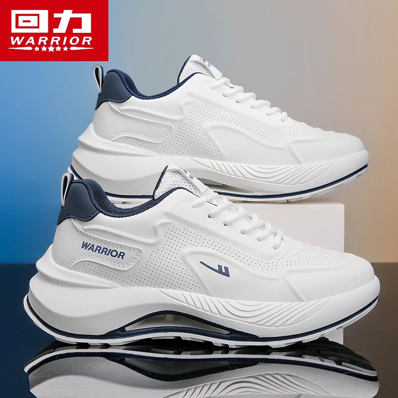 回力男鞋爆款新款透气导流孔运动鞋跑步耐磨防滑厚底增高休闲鞋