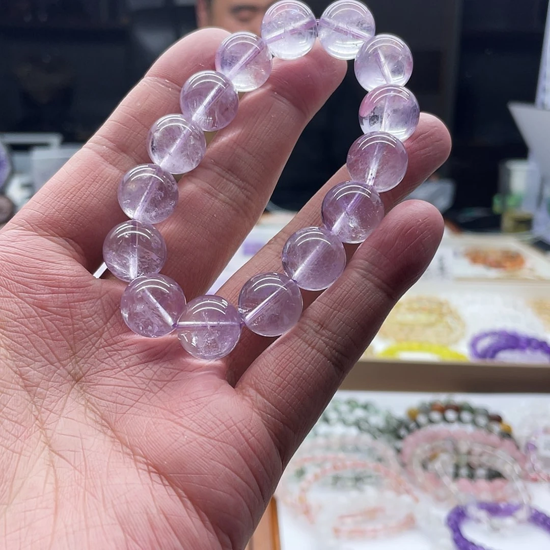 *****未镶嵌手链水晶薰衣草紫水晶99