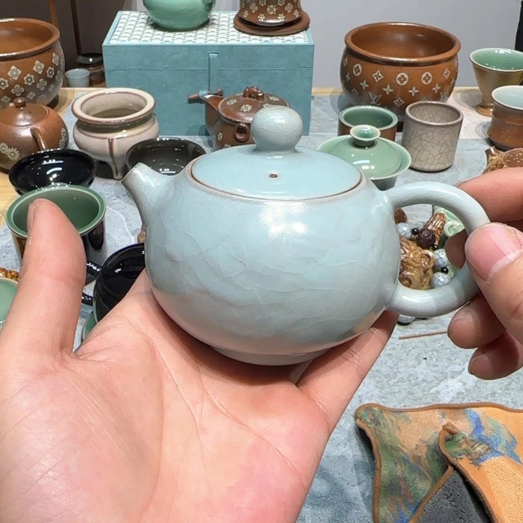 小金茶具青瓷茶器