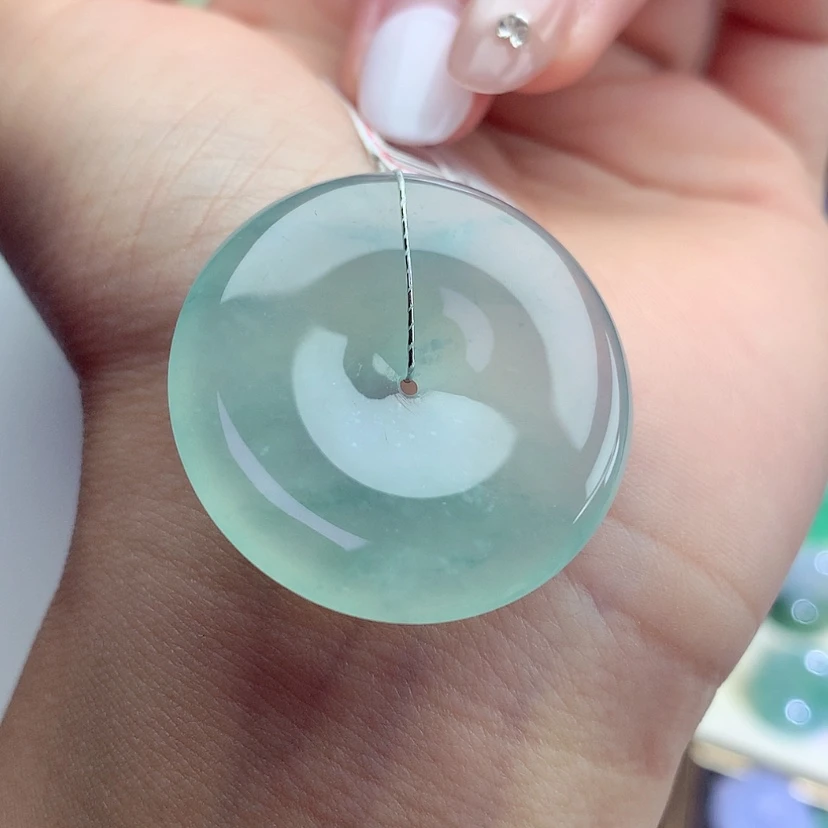 【闪购商品】颈饰未镶嵌翡翠岁**花尺寸32.9-6.5