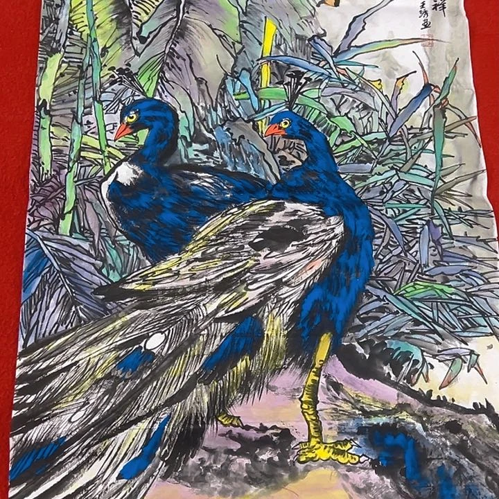 国画老师纯手绘作品