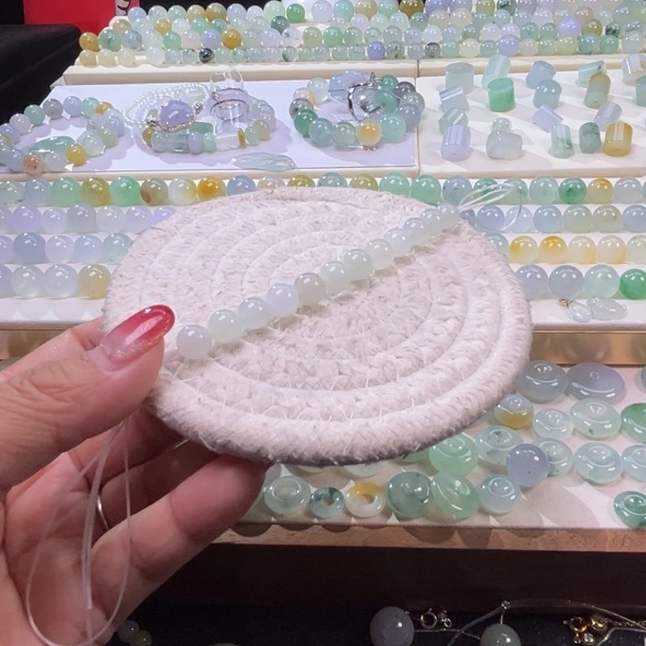 翡翠散珠7.5-8.0不退不换