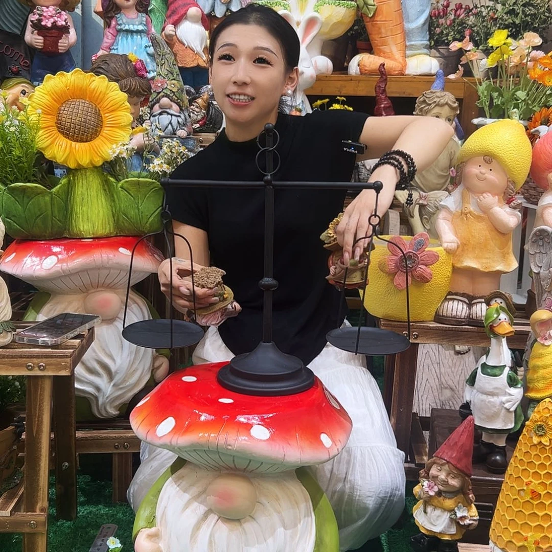 花园摆件红红火火