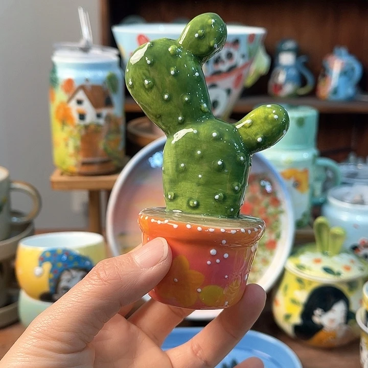 陶景德镇釉下手绘陶瓷