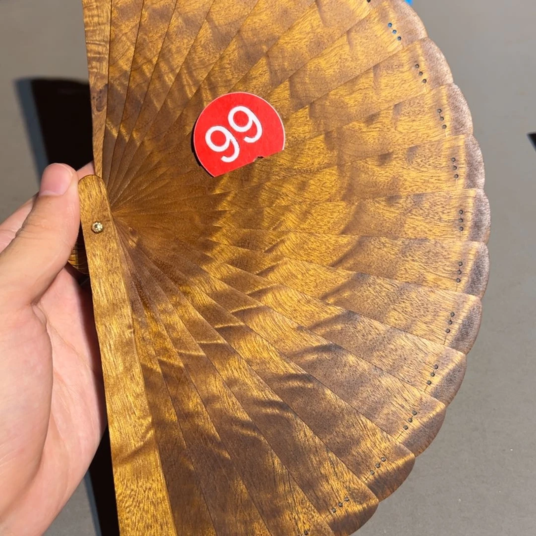 金丝楠小叶桢楠苏扇16cm