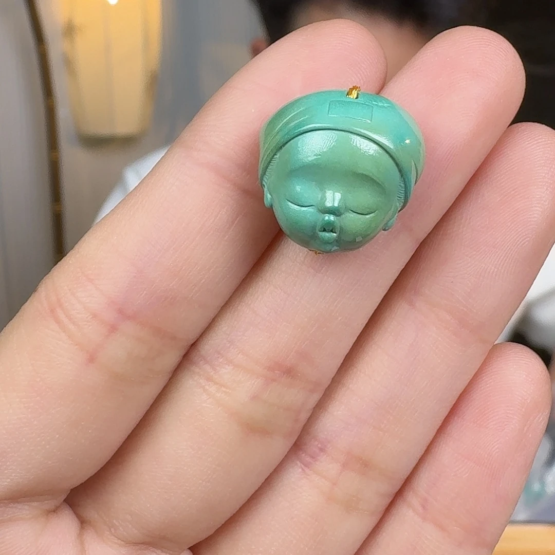 绿松石未镶嵌挂件