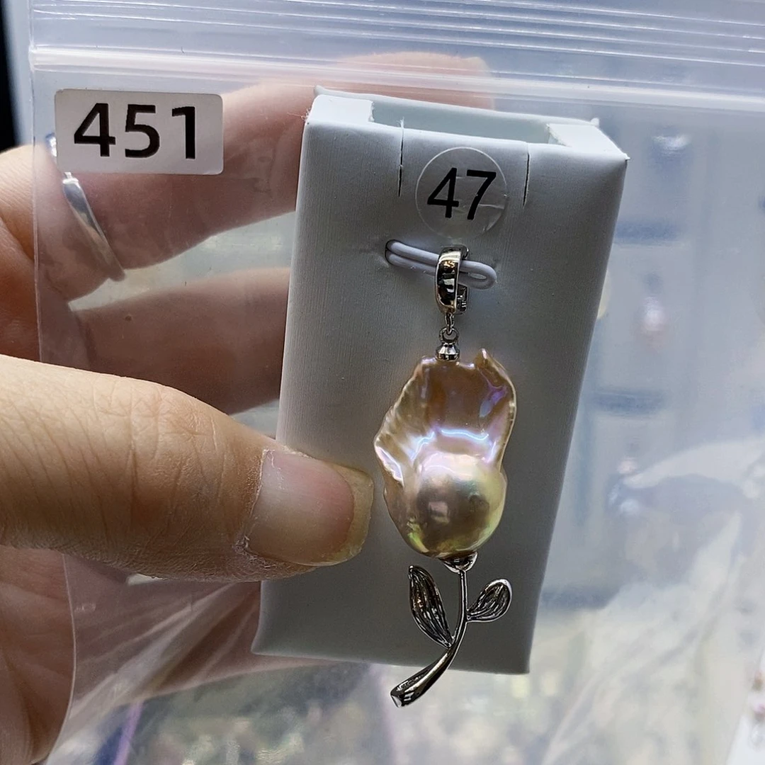 颈饰合金淡水珍珠